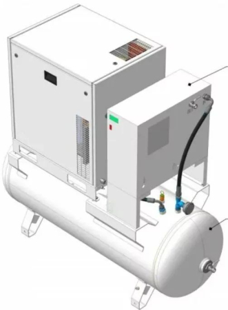 Спиральный компрессор Remeza SKS 2,2-8-270/O фото